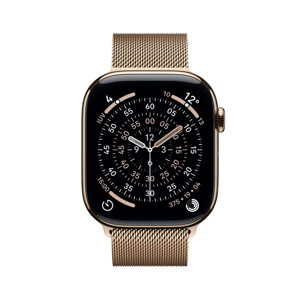 Smartwatch Apple Watch S11 gps + Cellular 46mm Gold Titanium Case Gold Milanese M - L