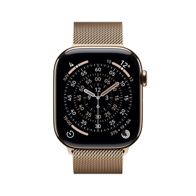 Smartwatch Apple Watch S11 gps + Cellular 46mm Gold Titanium Case Gold Milanese M - L Hover Image