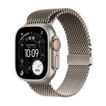 Smartwatch Apple Watch Ultra 3 gps + Cellular 49mm natural Titanium Case Natural Titanium Milanese Loop - L