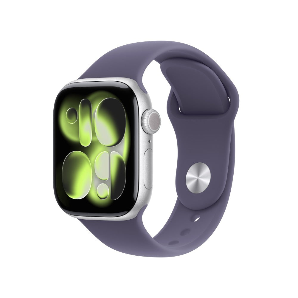 Smartwatch Apple Watch S11 gps + Cellular 42mm Silver Aluminium Case Purple Fog Sport Band S - M