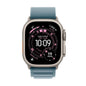 Smartwatch Apple Watch Ultra 3 gps + Cellular 49mm natural Titanium Case Blue Alpine Loop - L