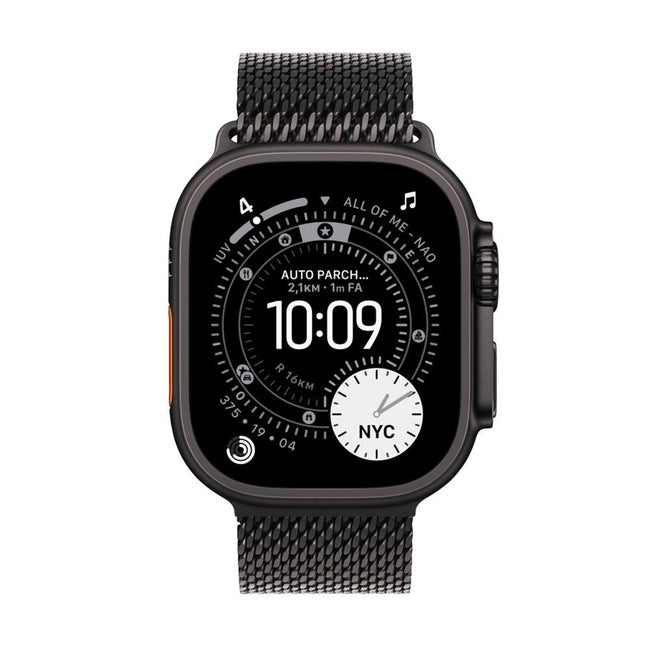 Smartwatch Apple Watch Ultra 3 gps + Cellular 49mm black Titanium Case Black Titanium Milanese Loop - M Hover Image