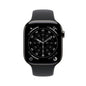 Smartwatch Apple Watch S11 gps + Cellular 42mm Slate Titanium Case Black Sport Band S - M