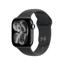 Smartwatch Apple Watch S11 gps 42mm Jet Black Aluminium Case Black Sport Band M - L