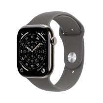 Smartwatch Apple Watch S11 gps + Cellular 46mm Natural Titanium Case Stone Grey Sport Band M - L