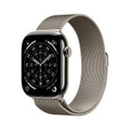 Smartwatch Apple Watch S11 gps + Cellular 46mm Natural Titanium Case Natural Milanese Loop S - M