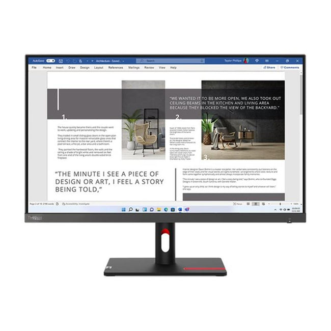 Monitor Lenovo Thinkvision S27i - 30 27 Pulgadas Fhd 100hz Hover Image