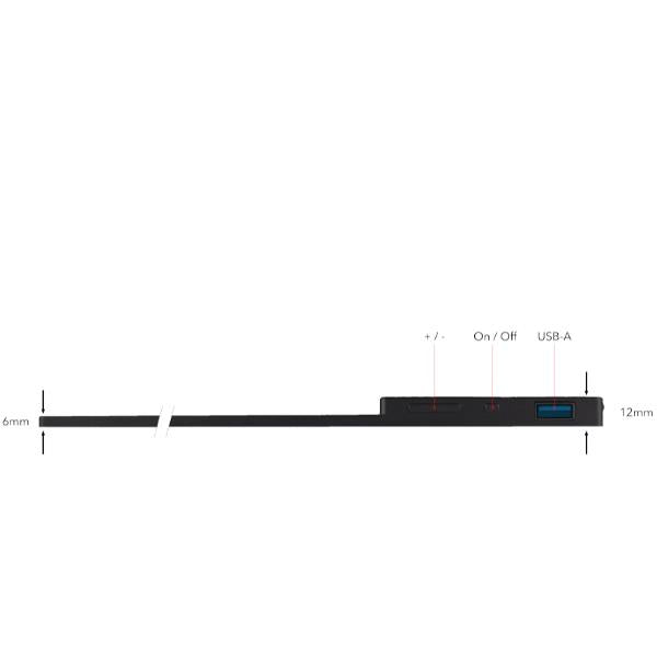 Monitor Portatil Vervatim 14 Pulgadas Fhd 30hz
