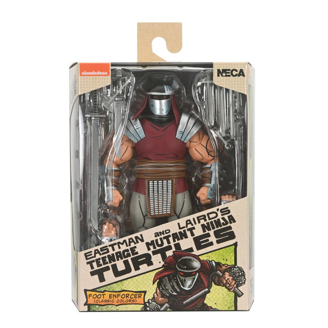 Figura Neca Teenage Mutant Ninja Turtles Mirage Comics Foot Enforcer Classic Colors Scale Action 18cm Hover Image