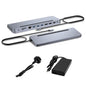 Docking Station I - Tec Usb Tipo C 12 En 1 + Cargador 100w