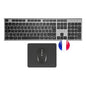Teclado + Raton Tacens 6zenithfr Inalambrico Gris Frances + Alfombrilla