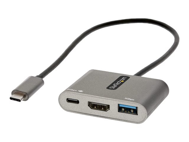 Adaptador Usb Tipo C A Usb Tipo C - Usb Tipo A - Hdmi Startech Macho - Hembra - Gris Main Image