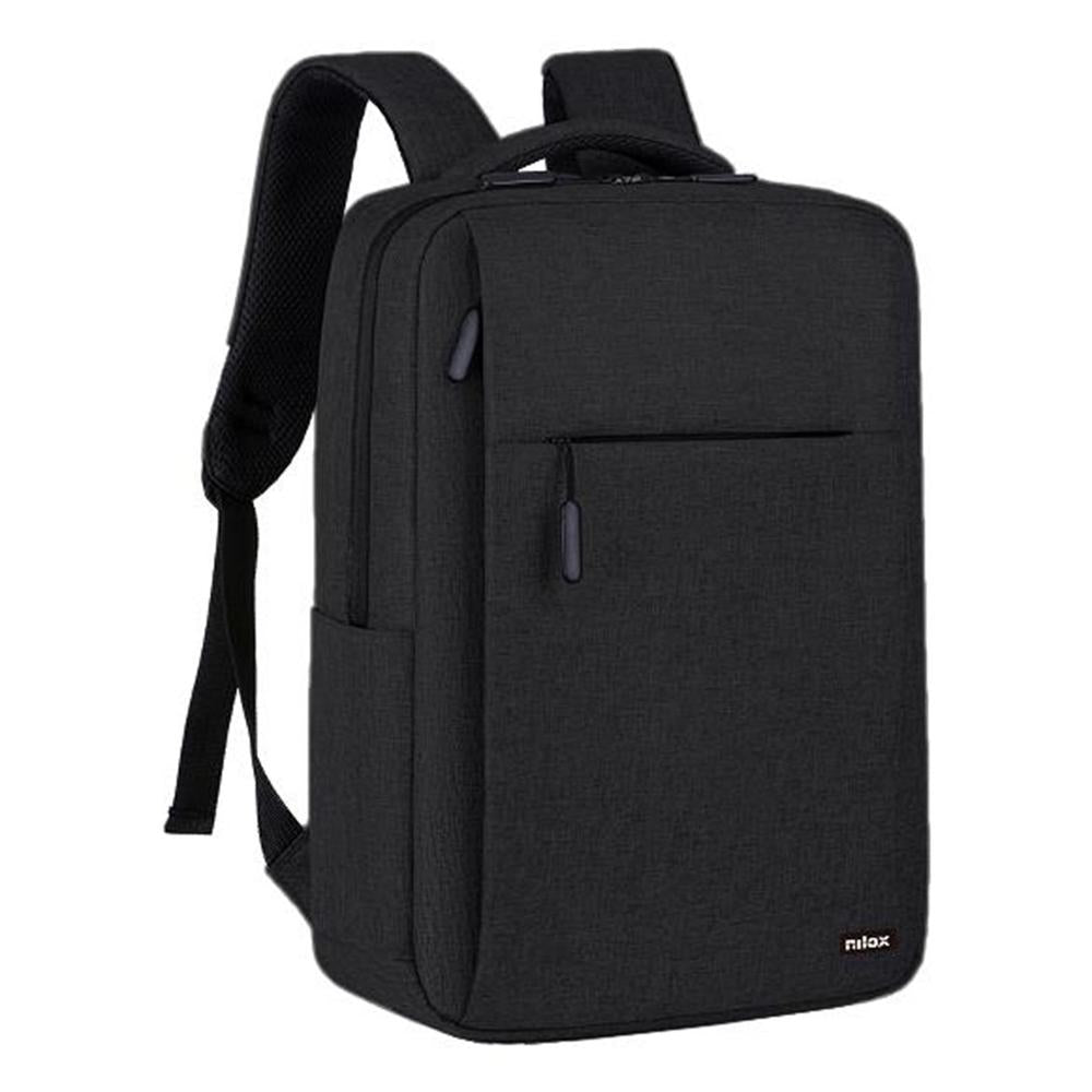 Mochila Nilox Professional Para Portatil 15.6 Pulgadas Negra