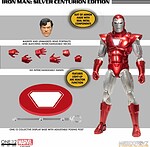 Figura Mezco Toyz Marvel One:12 Collective Iron Man Silver Centurion Edition 16cm Hover Image