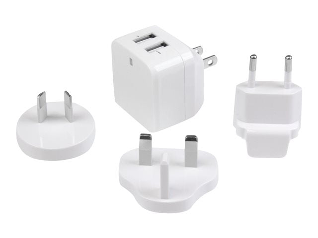 Cargador Pared Startech Usb2pacwh 17w 2x Usb Tipo A Blanco