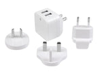 Cargador Pared Startech Usb2pacwh 17w 2x Usb Tipo A Blanco