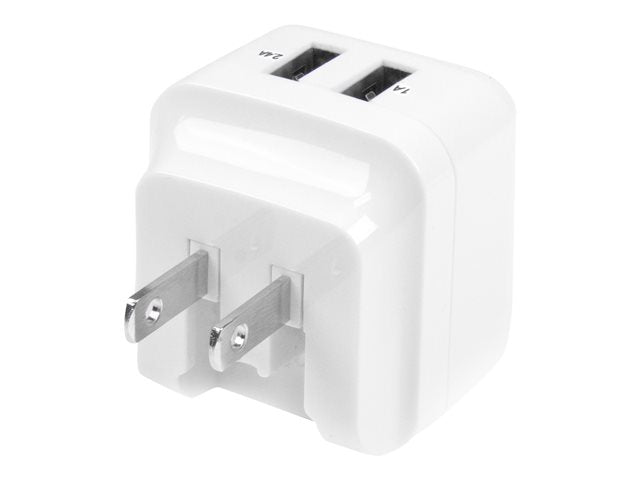Cargador Pared Startech Usb2pacwh 17w 2x Usb Tipo A Blanco