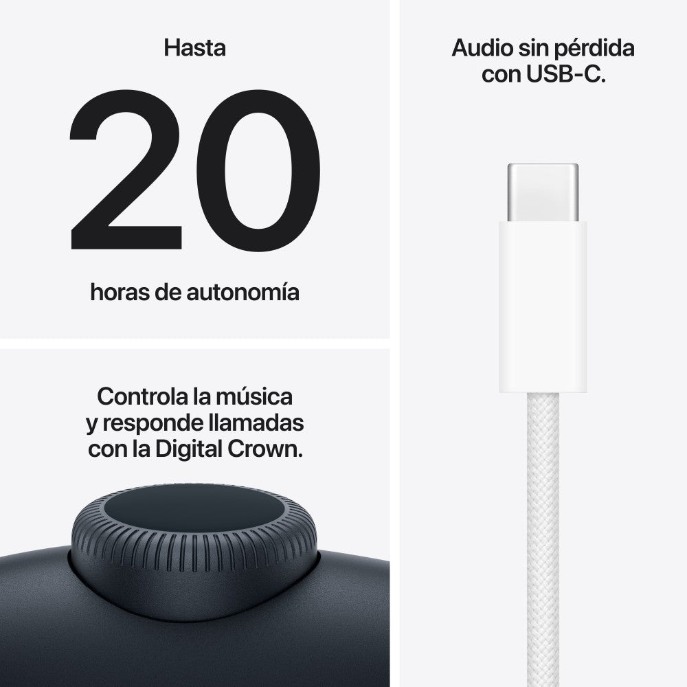 Auriculares Apple Airpods Max 2 Inalambrico Midnight