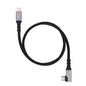 Cable Nanocable Usb - C 3.2 Gen2 Acodado 100w 1m