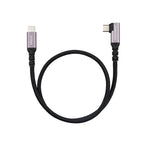 Cable Nanocable Usb - C 3.2 Gen2 Acodado 100w 1m