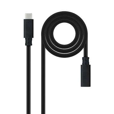 Cable Prolongador Nanocable Usb - C 3.2 Gen2x2 100w C - M - H 1.5m Alargador