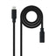 Cable Prolongador Nanocable Usb - C 3.2 Gen2x2 100w C - M - H 1.5m Alargador