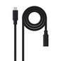 Cable Prolongador Nanocable Usb - C 3.2 Gen2x2 100w C - M - H 1.5m Alargador