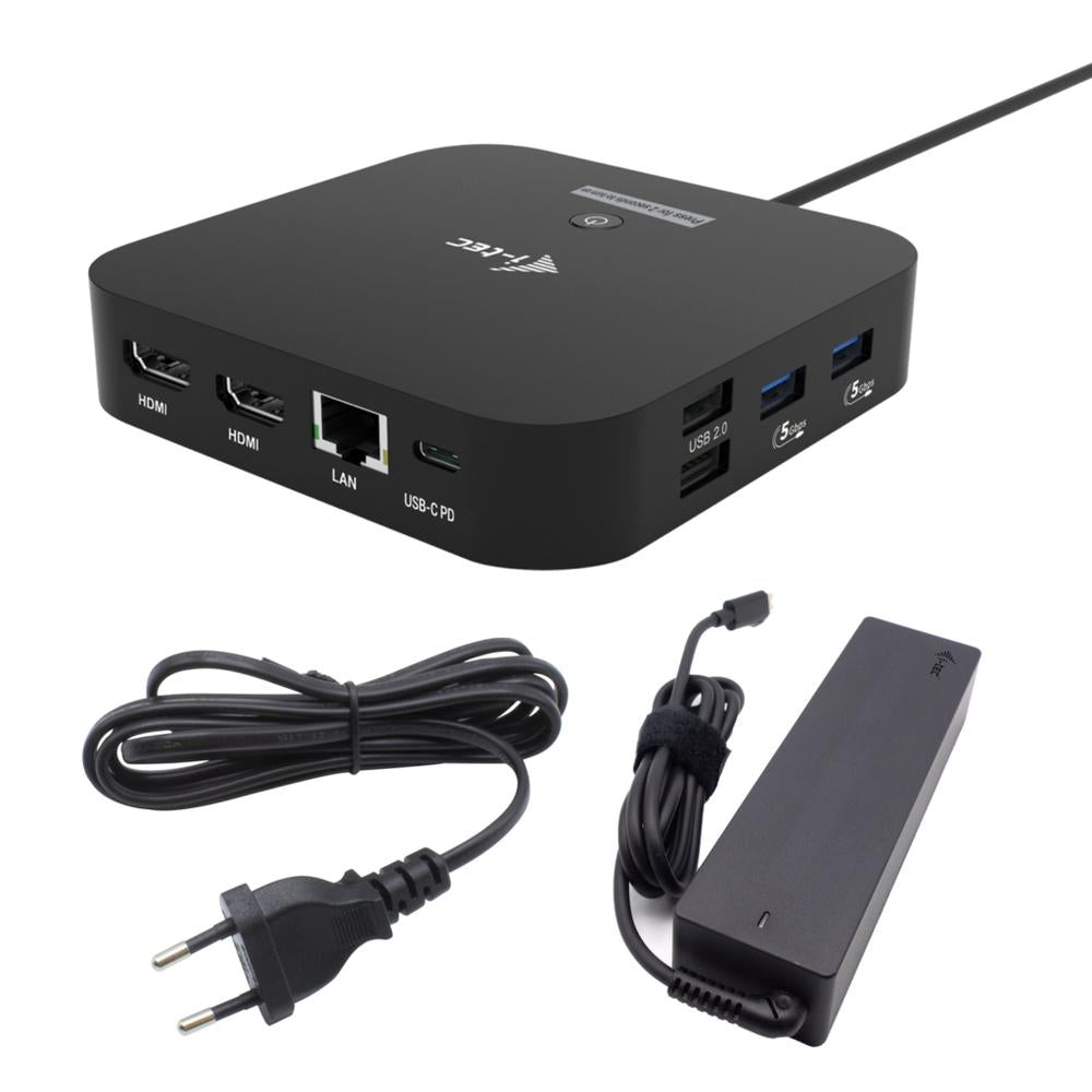 Docking Station I - Tec Usb Tipo C 10 En 1 + Cargador Universal 100w