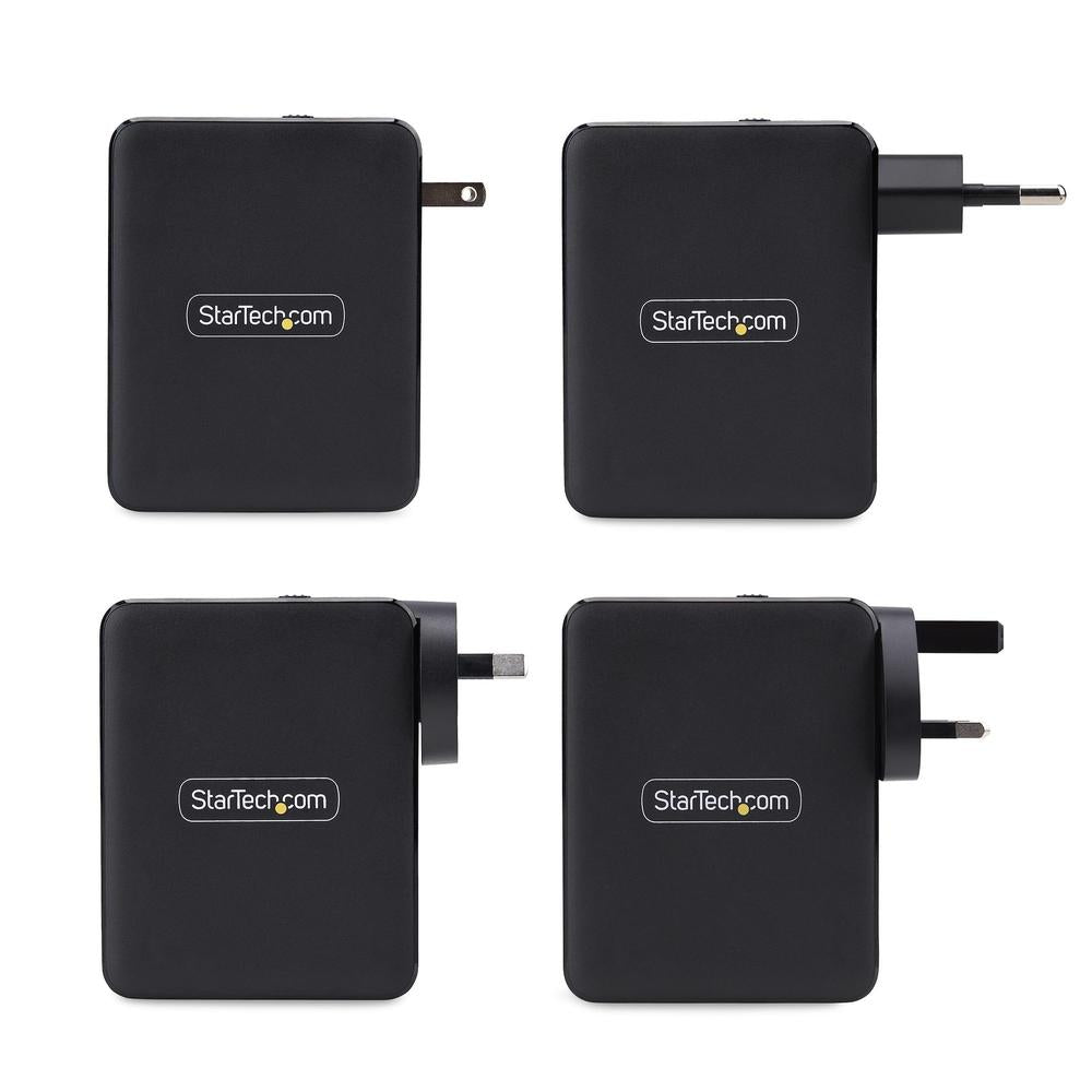 Cargador De Pared Para Portatil Gan Startech 140w 4x Usb Tipo C