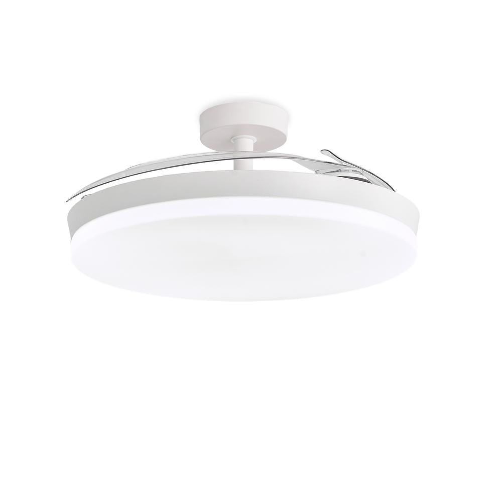 3nod - Ventilador De Techo Con Luz Led Concept Ova Motor Dc 6 Velocidades Control Remoto.