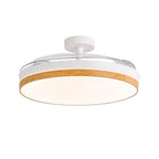 Concept Nature Ventilador De Techo Con Luz Aspas Retractiles Estilo Madera