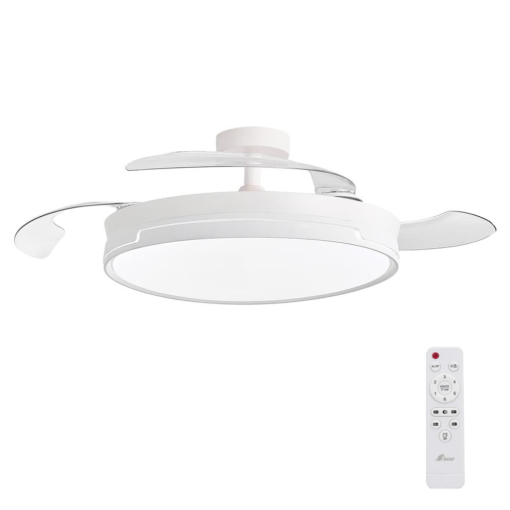 3nod - Ventilador De Techo Concept Ray Luz Led Regulable Motor Dc 6 Velocidades