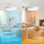 3nod - Ventilador De Techo Concept Ray Luz Led Regulable Motor Dc 6 Velocidades