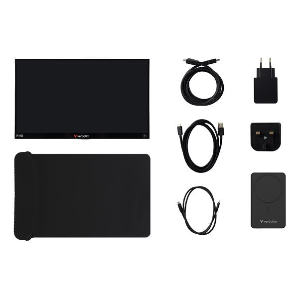 Monitor Portatil Verbatim 32088 14 Pulgadas Fhd 120hz + Bateria 500mah