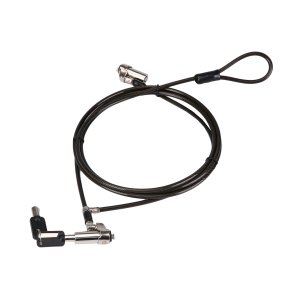 Cable De Seguridad Conceptronic Custodio02bnmt Doble Cabezal Con Llave Compatible Con Llave Maestra