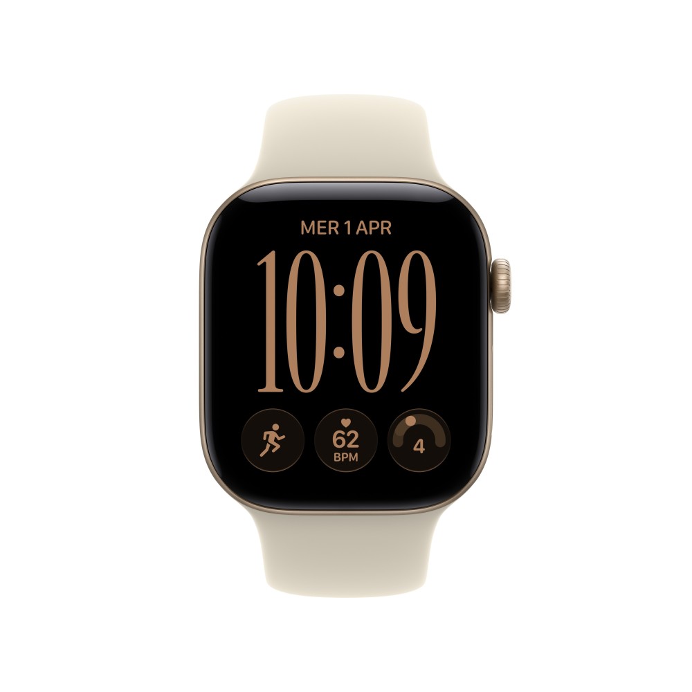 Smartwatch Apple Watch S12 Gps + Cell 42mm Light Gold Aluminium Case With Sand Sport Band M - L