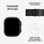 Smartwatch Apple Watch U4 Gps+cell 49mm Black Titanium Milanese Loop M