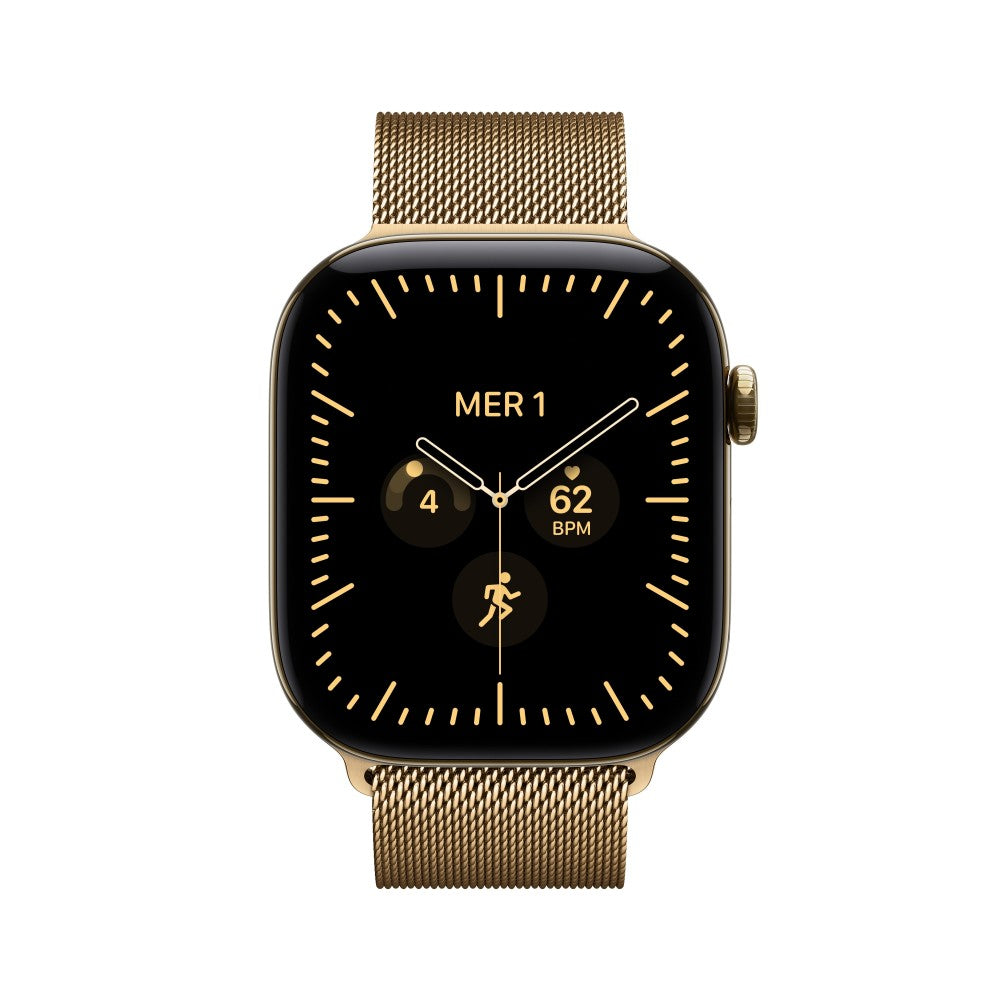 Smartwatch Apple Watch S12 Gps + Cell 46mm Radiant Gold Titanium Milanese Loop M - L