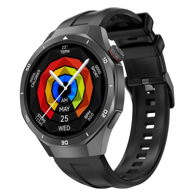 DT NO.1 DT5 Pro Negro 1,46 pulgadas NFC 7 días IP68 Smartwatch