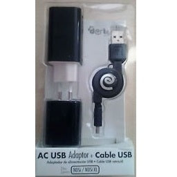 Dertech Ac Usb Adaptor + Cable Usb (3dx/3ds/dxl/dsi) Hover Image