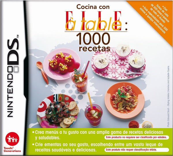 Cocina Con Elle A Table: 1.000 Recetas (3dsxl/3ds/2ds) Nintendo DS Hover Image