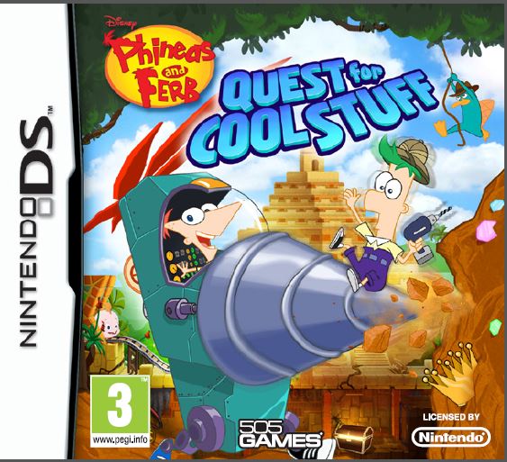 Phineas & Ferb: Quest For Cool Stuff (3dsxl/3ds/2ds) Nintendo DS Hover Image
