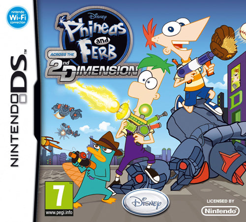 Phineas & Ferb A Traves De La 2 Dimension (3dsxl/3ds/2ds) Nintendo DS Hover Image