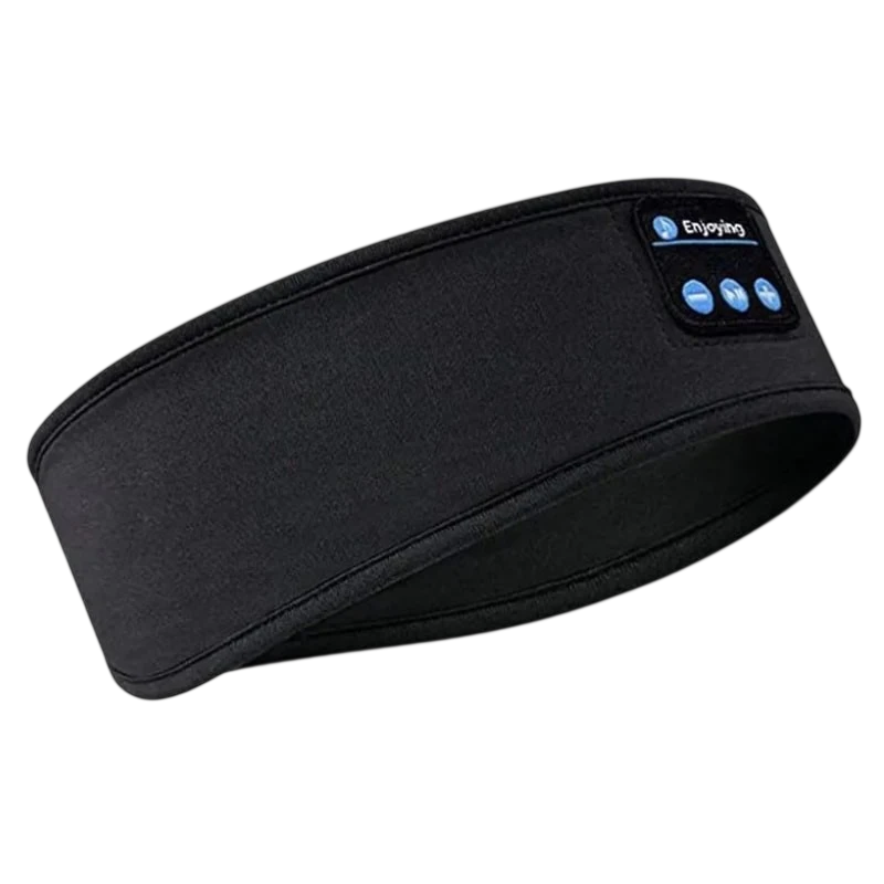 Diadema Elástica Negro Bluetooth 5.0 Auriculares inalámbricos