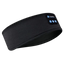 Diadema Elástica con Auriculares Bluetooth Negro
