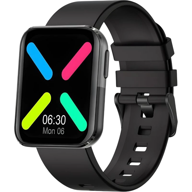 Kumi GT6 Negro/Gris - Reloj inteligente Hover Image