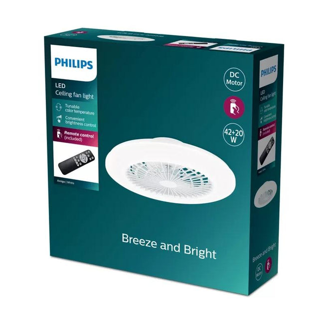 PHILIPS Ventilador techo Amigo LED 20+42W Blanco Main Image
