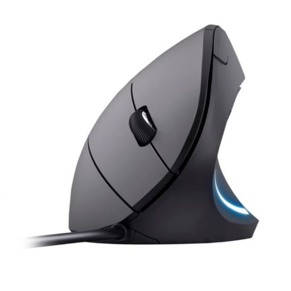 Mouse Vertical Equip Ergonomico Usb 6 Botones 3200dpi Color Negro