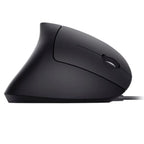 Mouse Vertical Equip Ergonomico Usb 6 Botones 3200dpi Color Negro