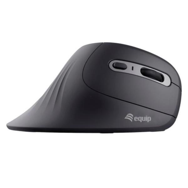 Mouse Vertical Equip Ergonomico Usb-c & Usb-a 6 Botones 7200dpi Color Negro